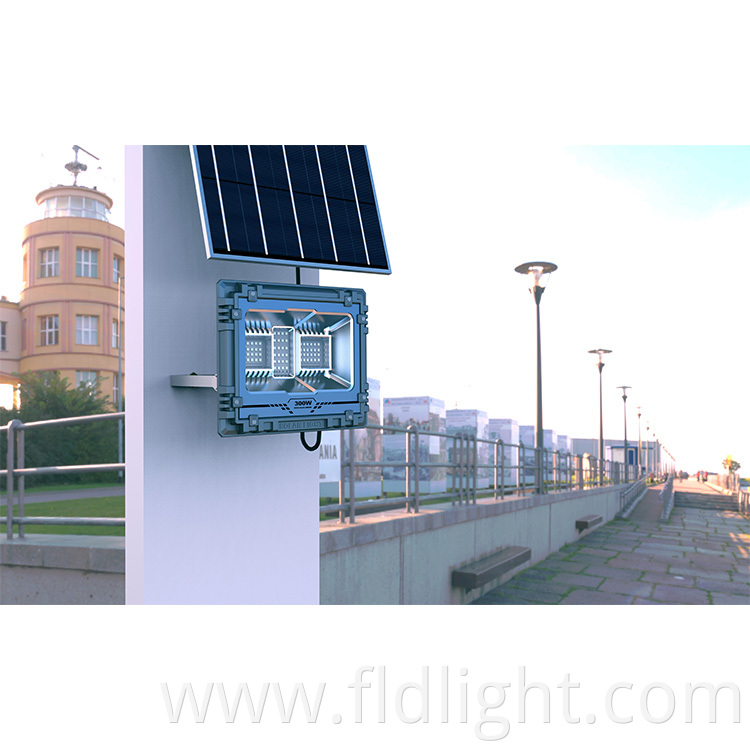 60W outdoor solar garden floodlight